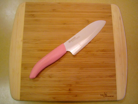 Ceramic Knife with cutting board