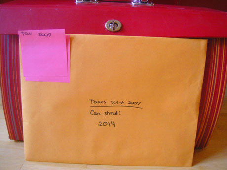 Taxes Storage